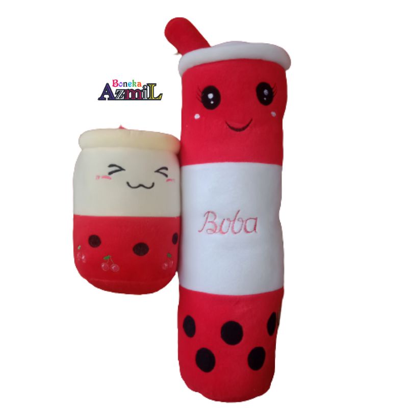 Boneka Boba dan guling boba 1 set