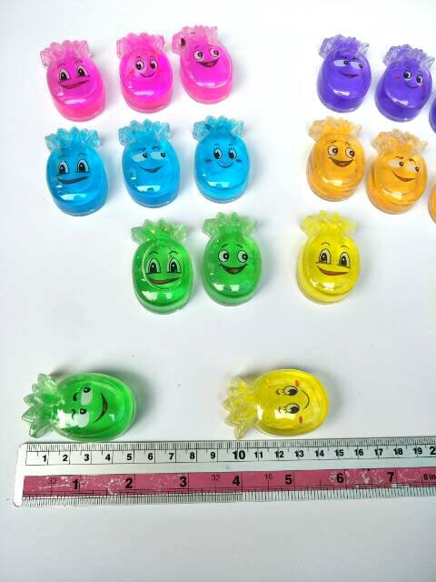 Slime Hello Kitty / Nanas Rainbow Mini Lucu Murah