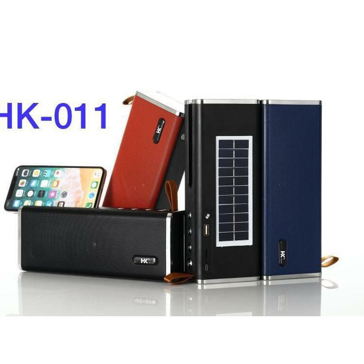 ➱ SPEAKER HK 011 HK011 BLUETOOTH SOLAR CHARGER IZIN POSTEL HK MUSIC BOX ➫