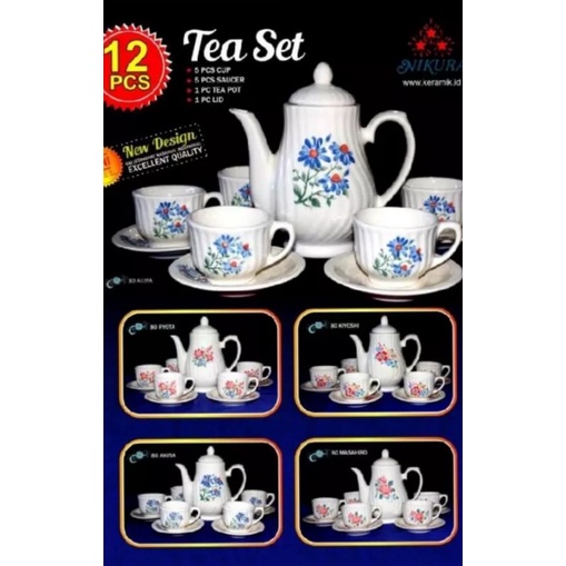 Jual Coffe Set Tea Set Nikura Cangkir Set Nikura Isi 12 Pcs Shopee Indonesia 6769