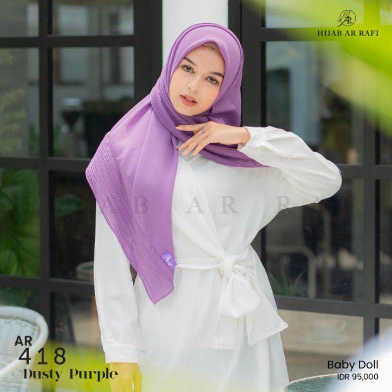 HIJAB ARRAFI AR 418//KERUDUNG SEGI EMPAT JUMBO//HIJAB SEGI EMPAT