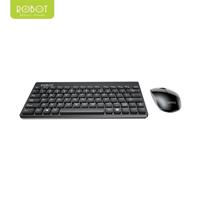 Wireless Keyboard and Mouse Combo ROBOT KM3000 - Set Keyboard dan Mouse