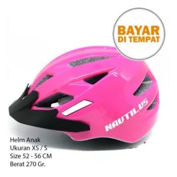 Magnolia Helm Sepeda Anak / Perlengkapan Berkendara / Helm Pelindung Merk Nautilus