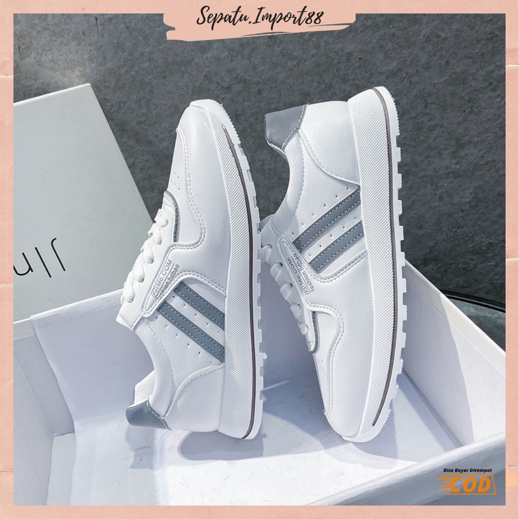 [SEPATU.IMPORT88] Sepatu Sneakers Wanita Korea Fashion Import Sport Shoes Casual Original  SP-547