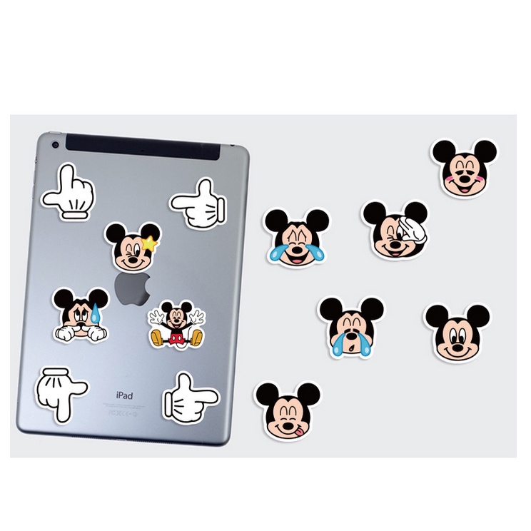 A31 STICKER 10PCS (MICKEY MOUSE) anti air notebook scrapbook label tempel motif kartun superhero super hero unik lucu atk alat tulis kantor murah viral termurah kartun komputer leptop handphone hp smartphone koper laptop tembok kulkas disney anime