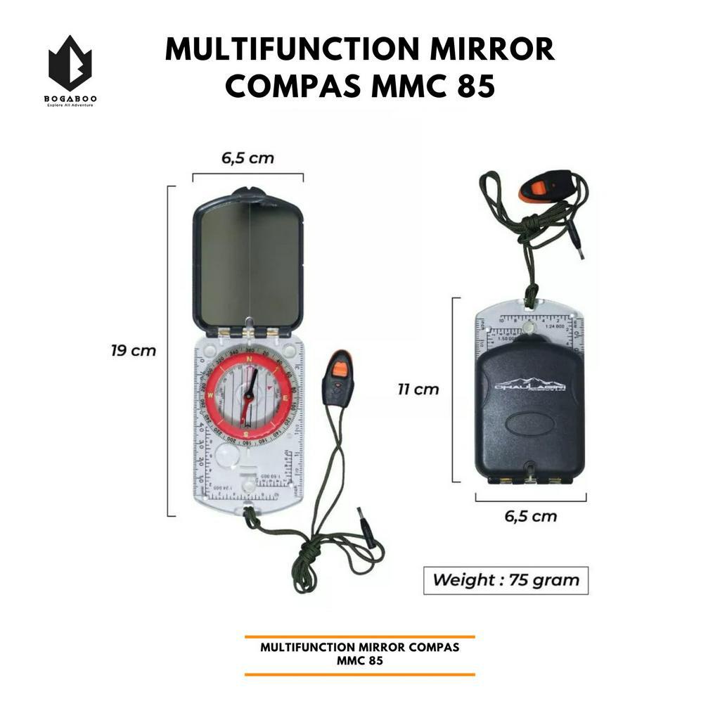 BISA COD Compas Dhaulagiri - Dhaulagiri Multifunctional Mirror Compass -  Kompas Camping Outdoor Hiking Navigasi