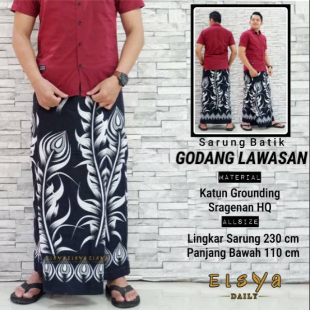 SARUNG BATIK GODANG LAWASAN