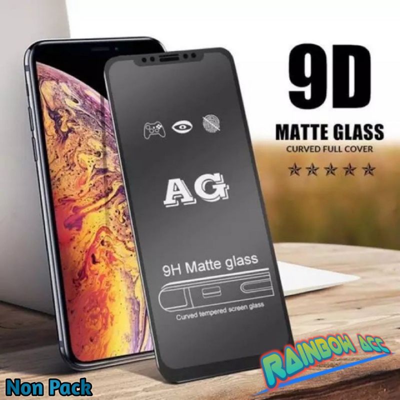 Tempered glass TG Full AG matte Anti glare Vivo Y15S Y91C Y91 Y93 Y95 Y12 Y15 Y17 Y20 Y12S Y30 Y50 V