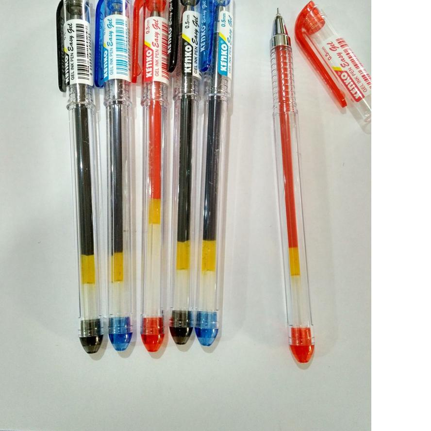 

New - PACK Pulpen Ballpoint Pen 0,5 - Kenko Easy Gel MURAH