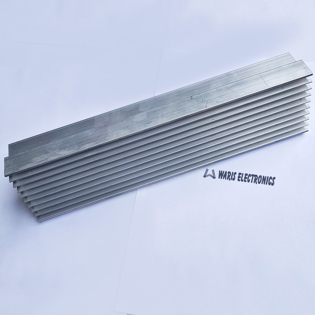 Pendingin heatsink Builtup BU 2U 17 sirip 30cm