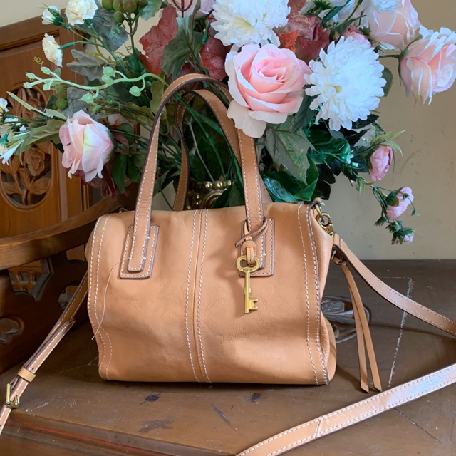 Preloved fossil emma satchel