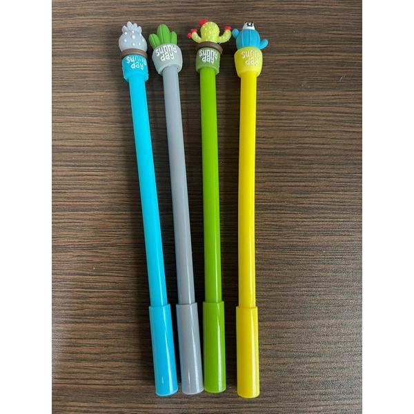 

pen gel kepala karet kaktus sunny satuan