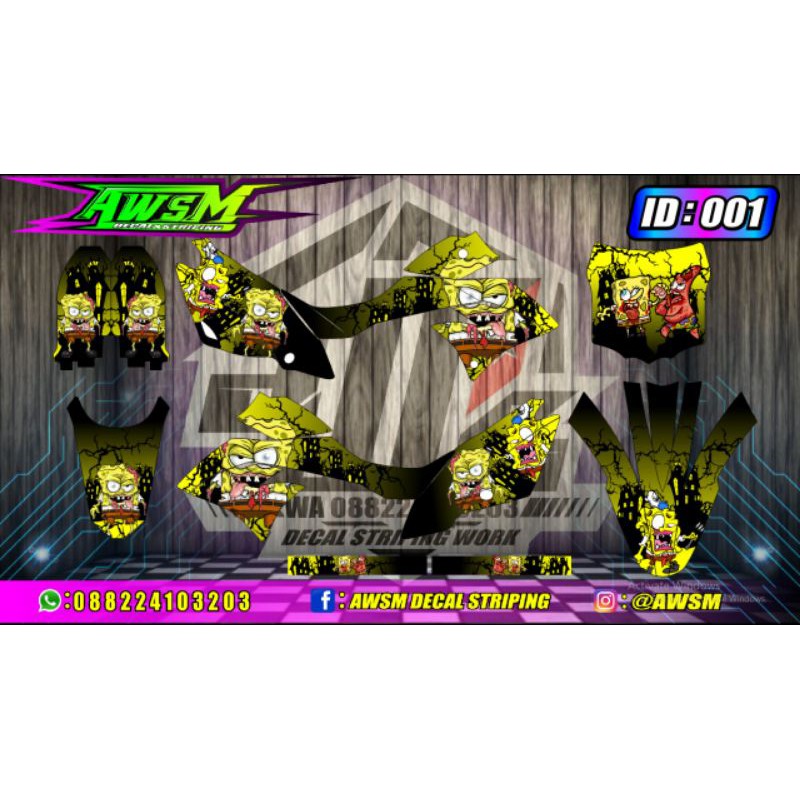 decal dtracker spongebob zombie
