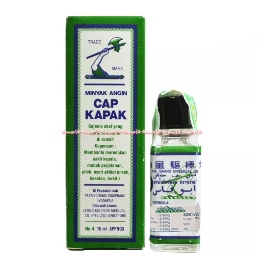 Minyak Angin Cap Kapak 10ml Obat Encok Keseleo Terkilir Sakit Kepala Muntah Minyakangin Capkapak Minyak Urut Minyak Pijat Mentol 10 ml