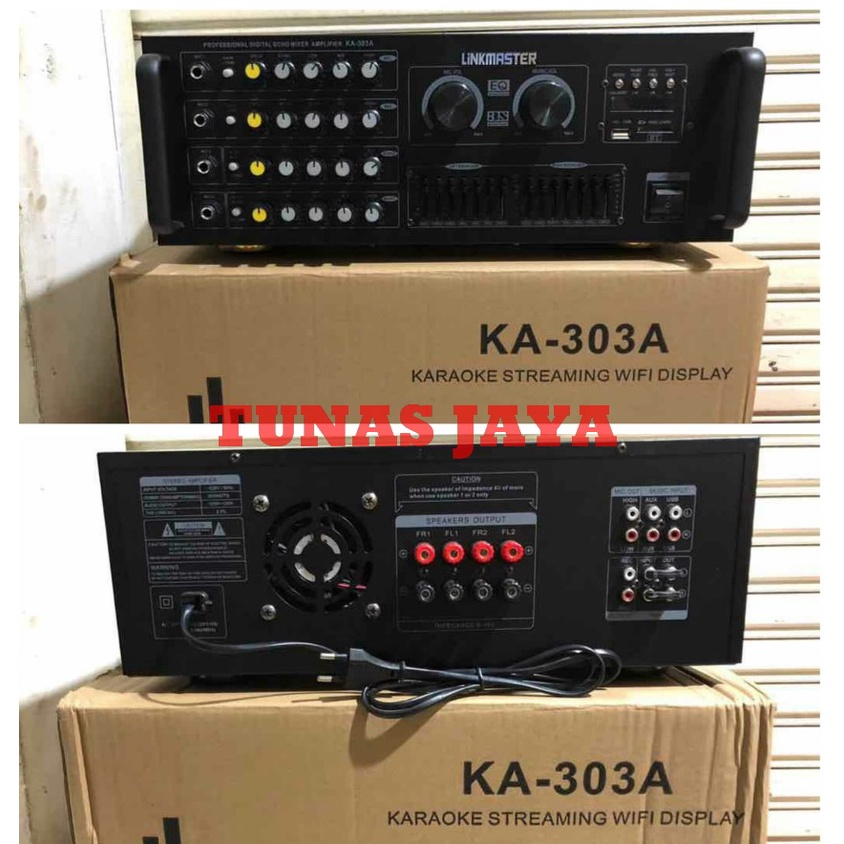 Amplifier Karaoke Linkmaster KA 303A Equaliser/Bluetooth/USB/SD Card