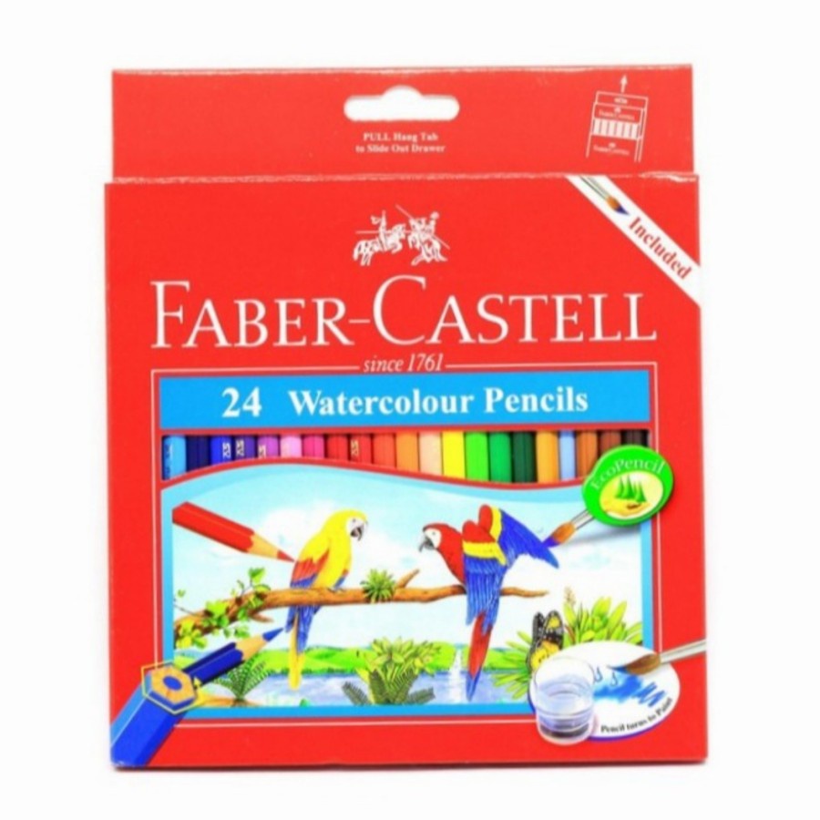 

Pensil Warna Watercolour FABER CASTELL 24 Warna