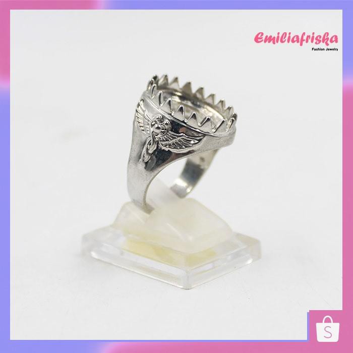 CINCIN EMBAN BATU AKIK IKAT PERHIASAN PERAK MURAH FASHION PRIA