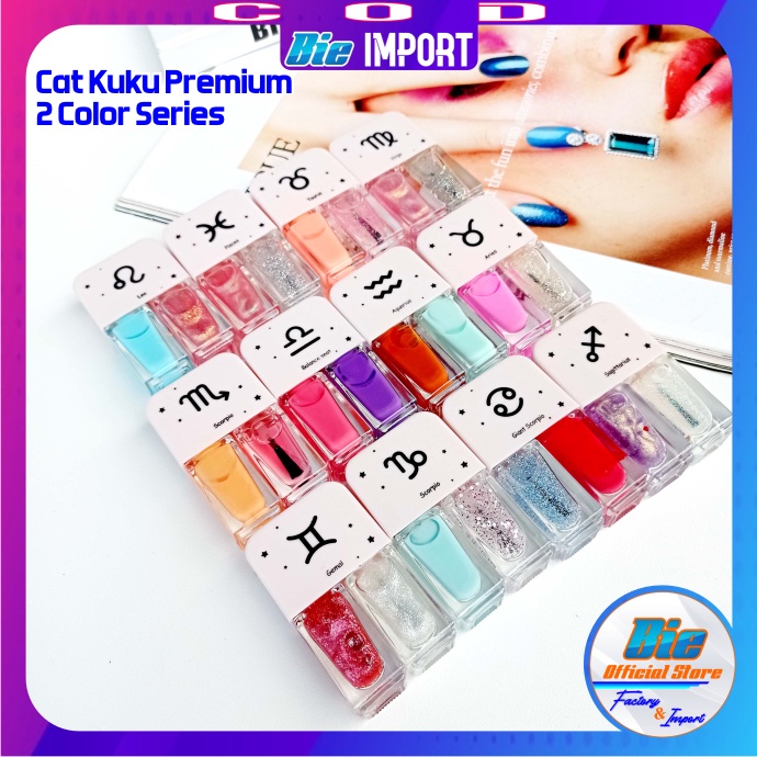 Kutek Kuku 2 in 1 Color Premium impor Best Seller