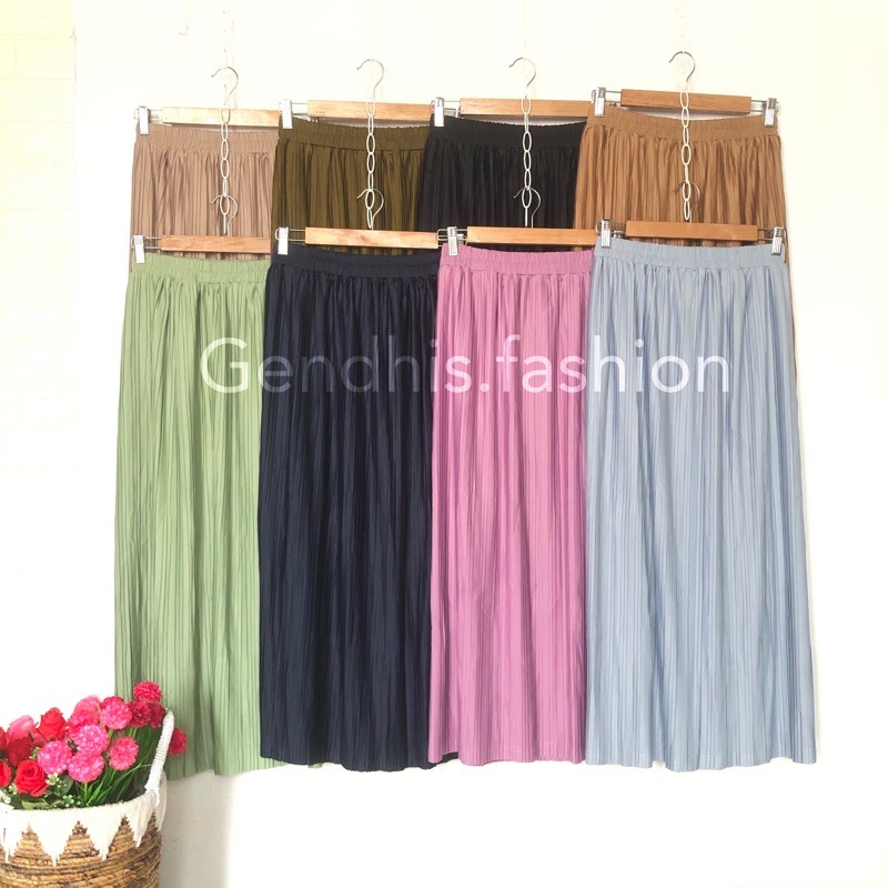 BIA SKIRT| ROK PLISKET KECIL MODEL LURUS