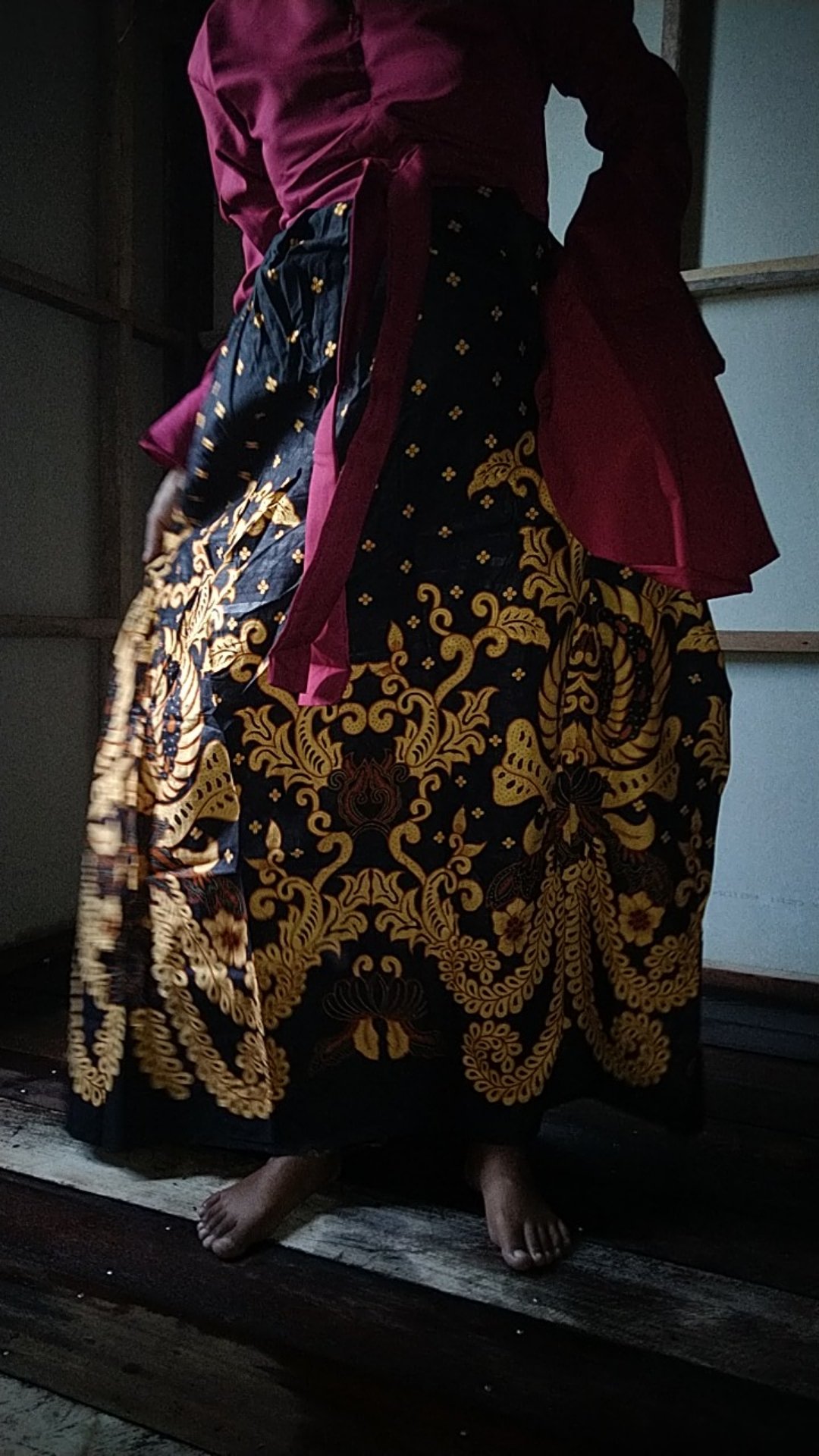 Couple Batik Maxi Dress Gamis Jayatri Manohara 2499 Original 058