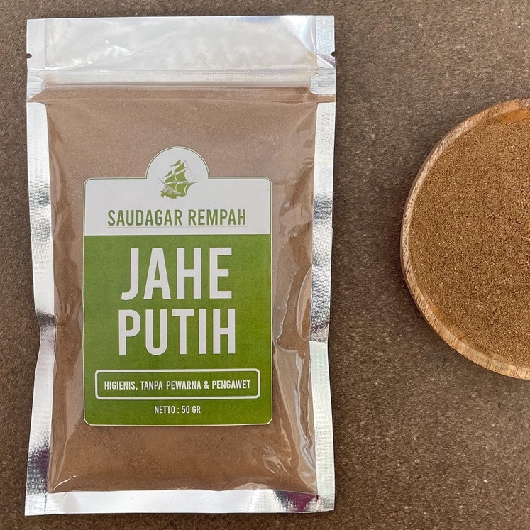 

Jahe Putih Bubuk/ Serbuk 100% Murni Tanpa Campuran. Organic Superfood