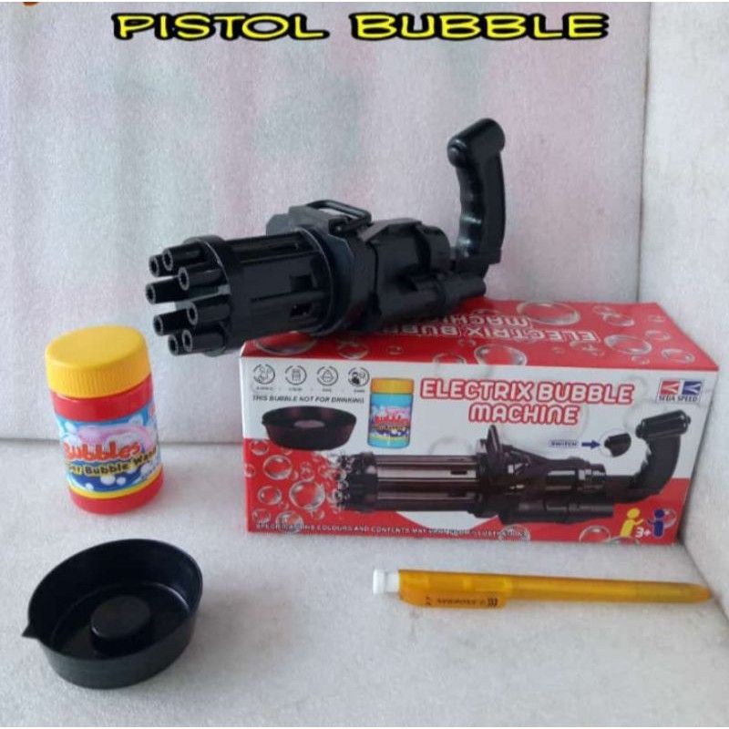 Mainan Gatling Buble Gun - Machine Buble Gun