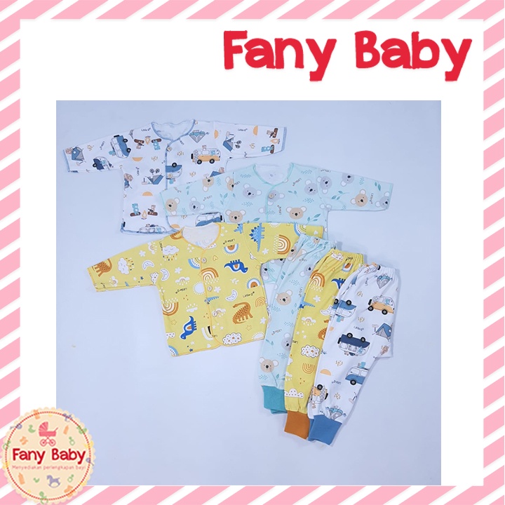 Little Queen Setelan Lengan Panjang Celana Panjang Newborn 3Pcs