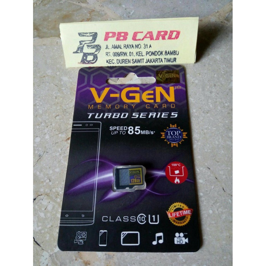 ORI MICRO SD VGEN 128GB CLASS 10 TERMURAH