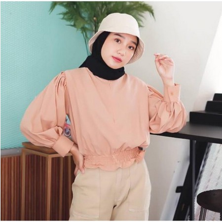 NunuLisaTan -  Atasan wanita Blouse Korea model terbaru baju cantik blouse