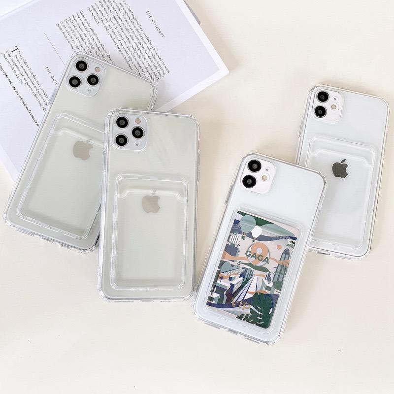 [TPC] Wallet Case XIAOMI REDMI 7A 8 8A 9  9A 10 NOTE 8 PRO 9 PRO 10 PRO 10C (2022) Card Holder Clear Case XM035