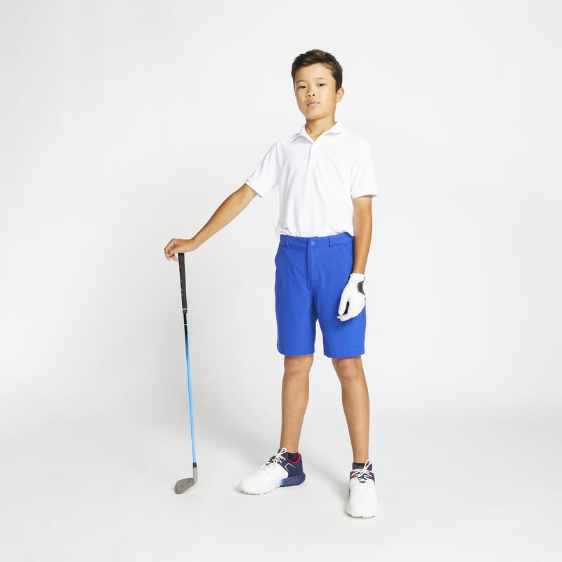 Baju kaos polo anak baju golf anak breathable polo shirt white