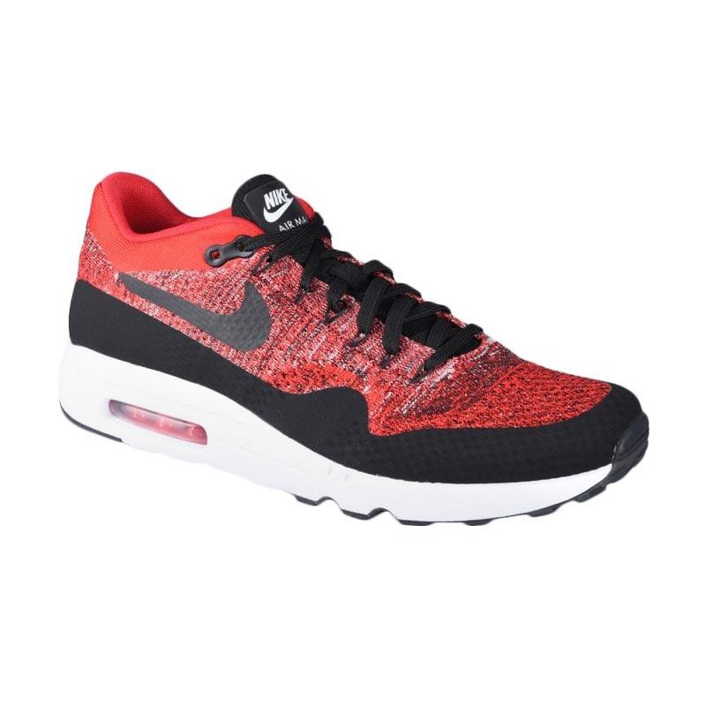 Nike Air Max 1 Ultra 2 0 Flyknit Sepatu Olahraga   Red White 875942 600