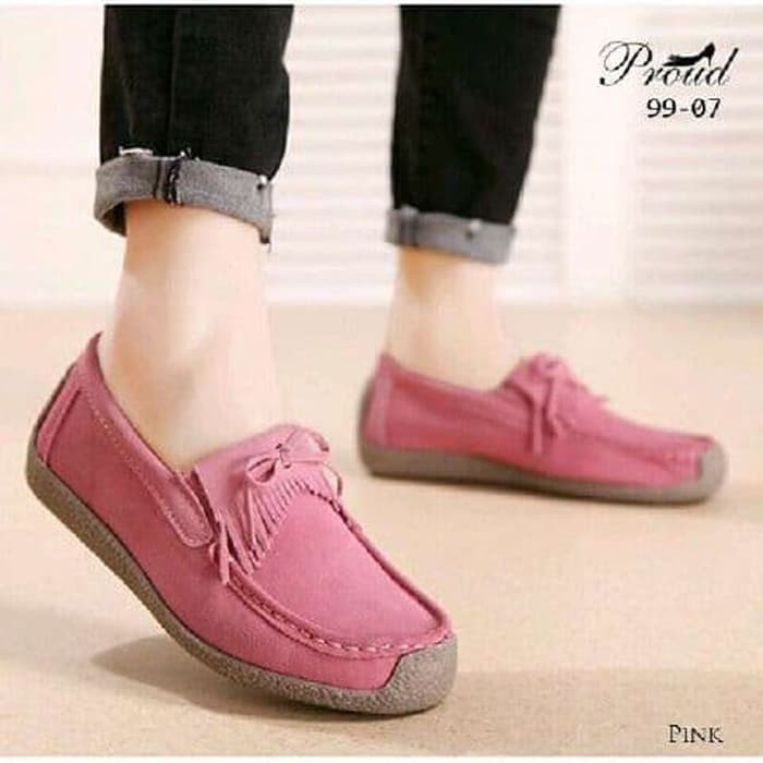 Flat Shoes Pita Tali Sepatu Flat Wanita Av