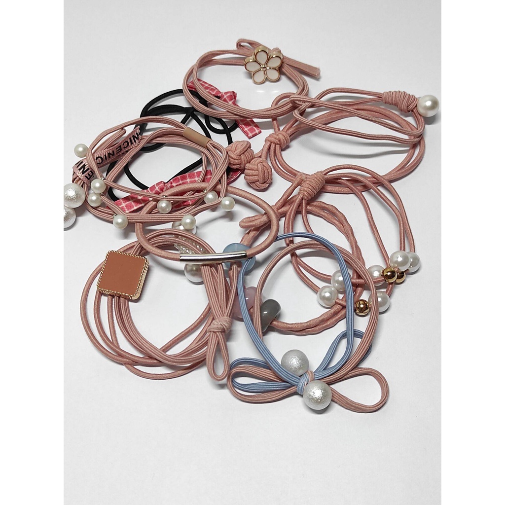 12pcs ikat rambut model gelang korea