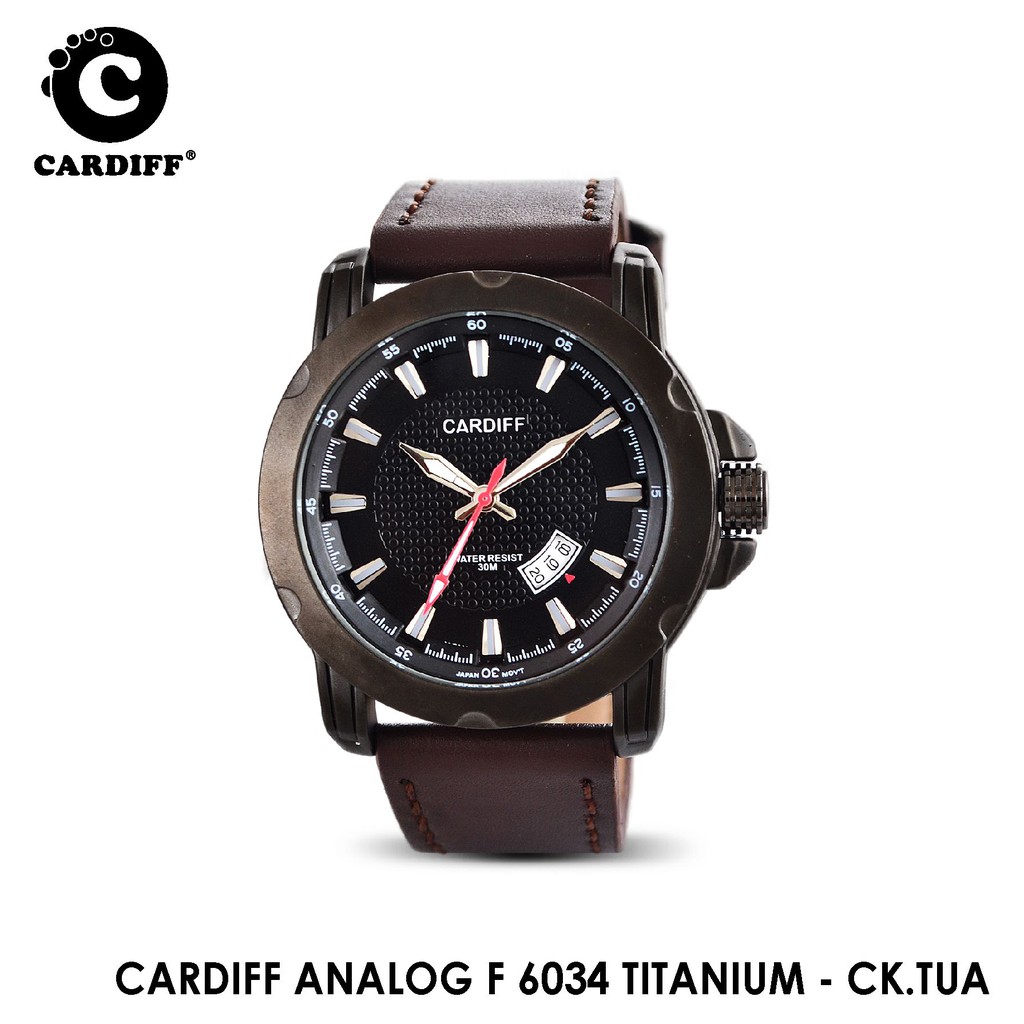 Cardiff Analog F 6034 Jam Tangan Kasual
