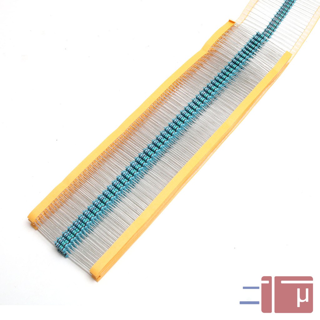 x10 Resistor 15K 1/2W Metal Film 1% Taiwan Kaki Tembaga