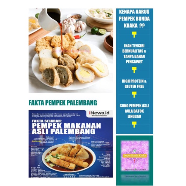 

Pempek Palembang enak cuko mantab