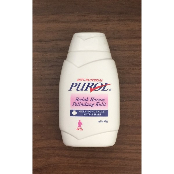 Purol Pink Anti Bacterial Powder 90 Gram Pink