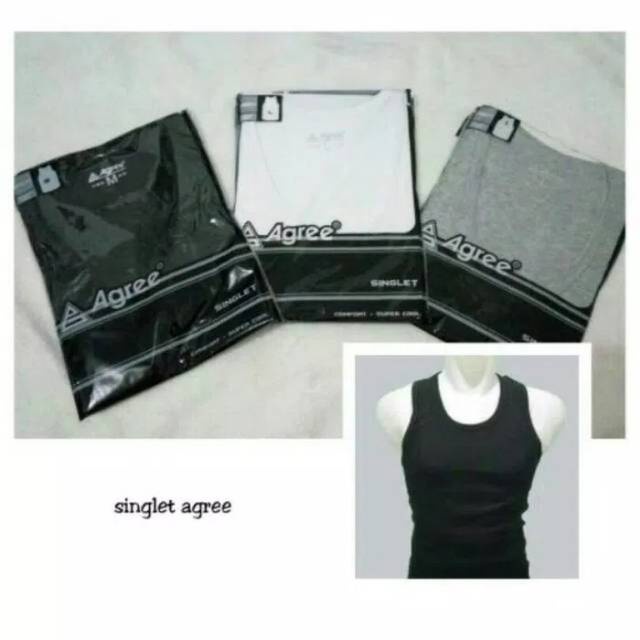 SINGLET AGREE / SINGLET KAOS / SINGLET TEBAL / KAOS KUTANG AGREE