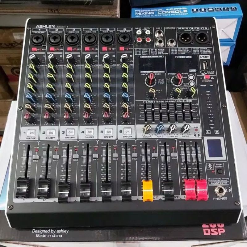 Mixer Ashley Selection 8/mixer audio ashley 8ch original usb bluetooth