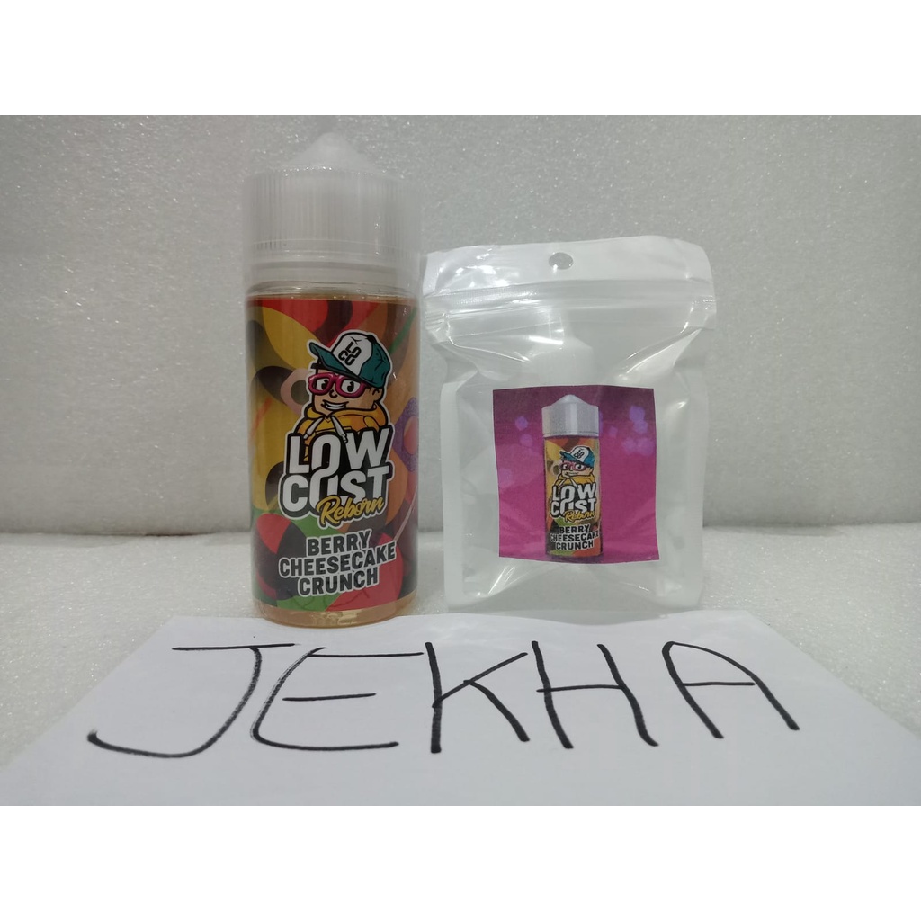 ketengan ecer eceran jbl lowcost berry crunch 3mg 6mg liquid vape