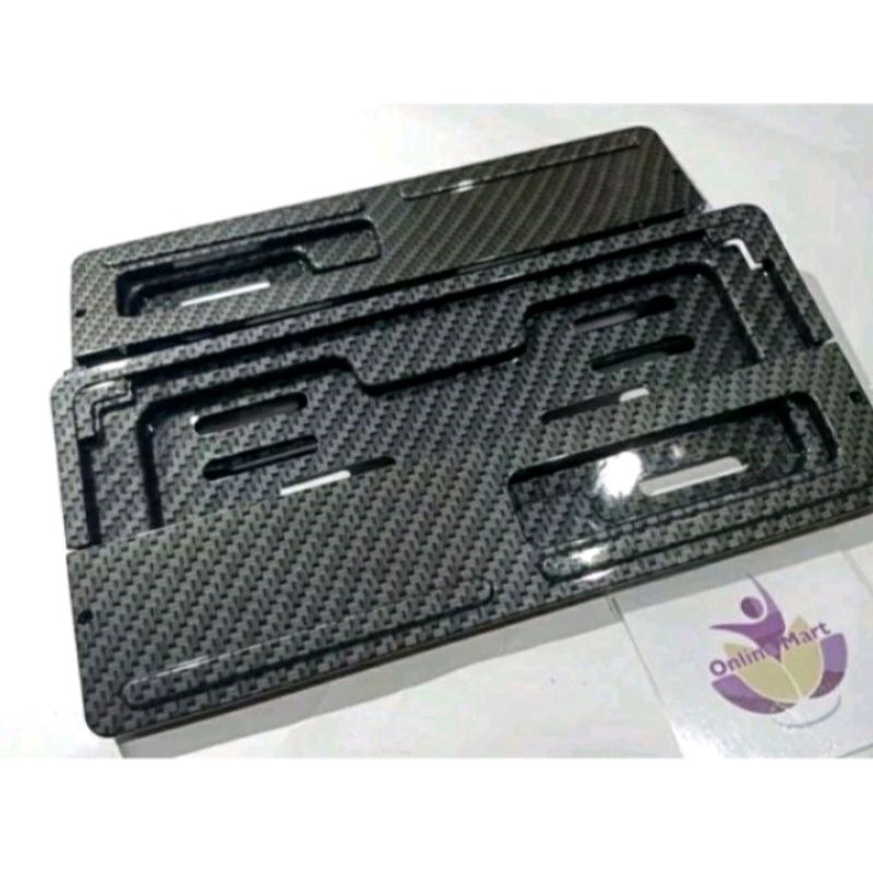 ** Karbon Tutup Plat Nomor ** rumah plat carbon cover plat nomor dudukan plat carbon