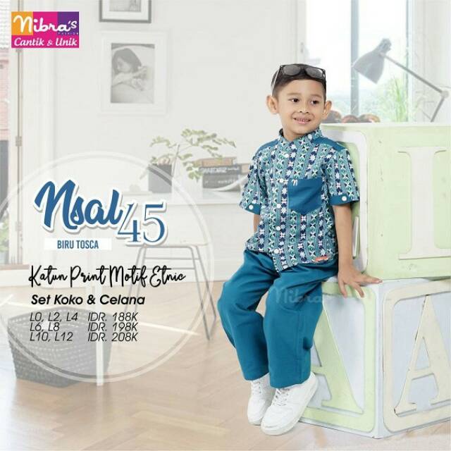 KOKO ANAK NIBRAS NSAL45 BIRU TOSCA