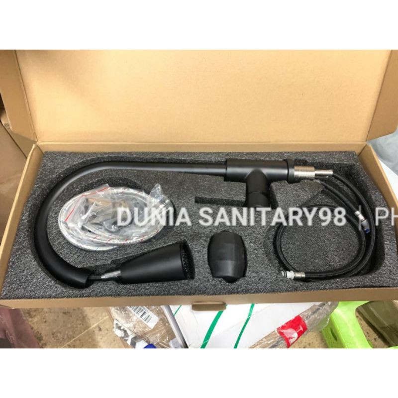 PROMO!! Paket Kitchen Sink Stainless BLACK SUS 304 6045 INOBE by Onan Bak Cuci piring HITAM BLACK