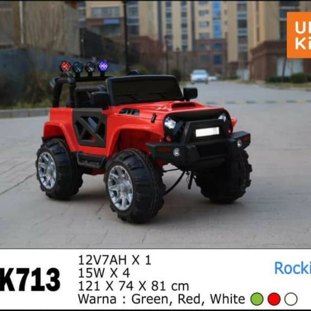 Mobil aki anak UNIKID JEEP UK-713