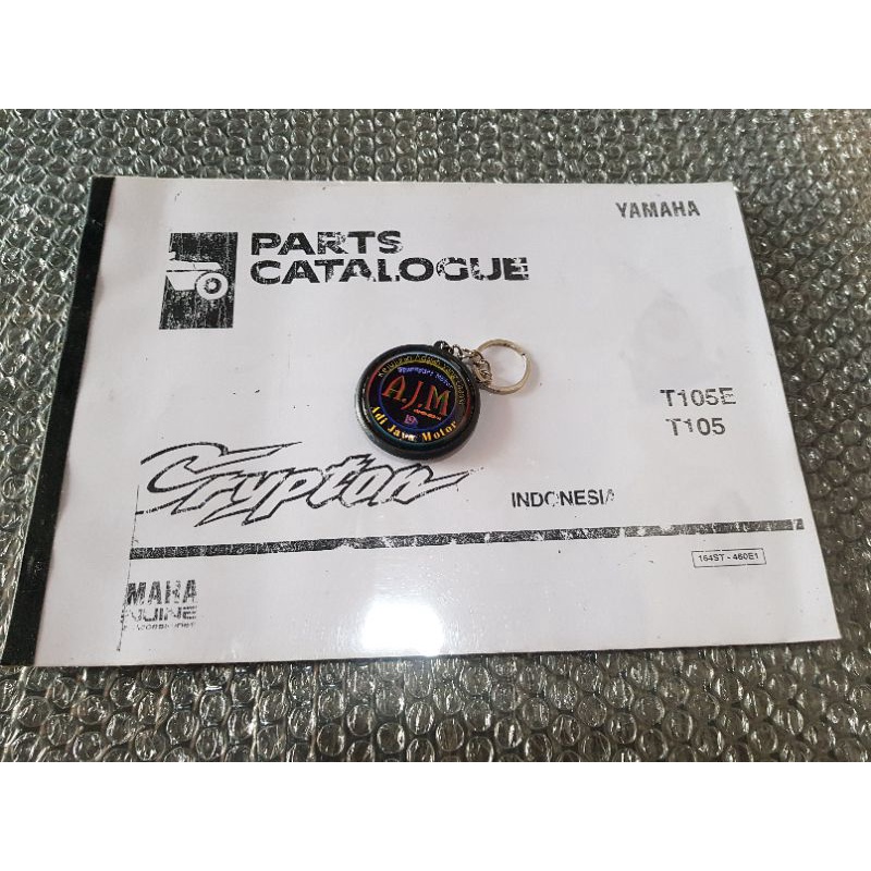 Buku Part Catalog Katalog Copian Yamaha Crypton