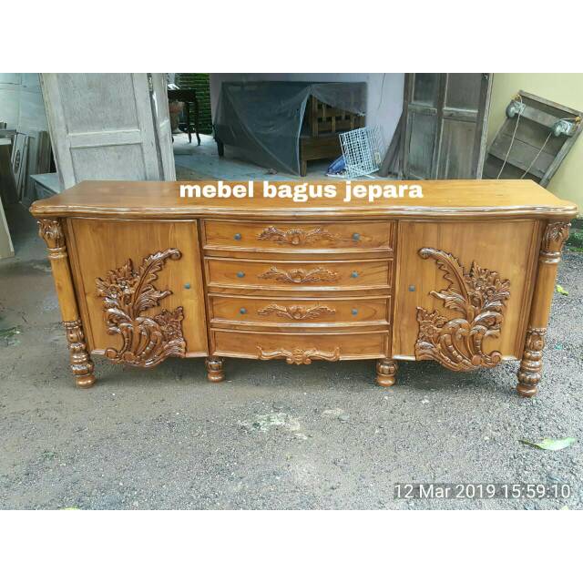 Bufet tv ukir bufet tv jati bufet tv bombay bufet tv bagus