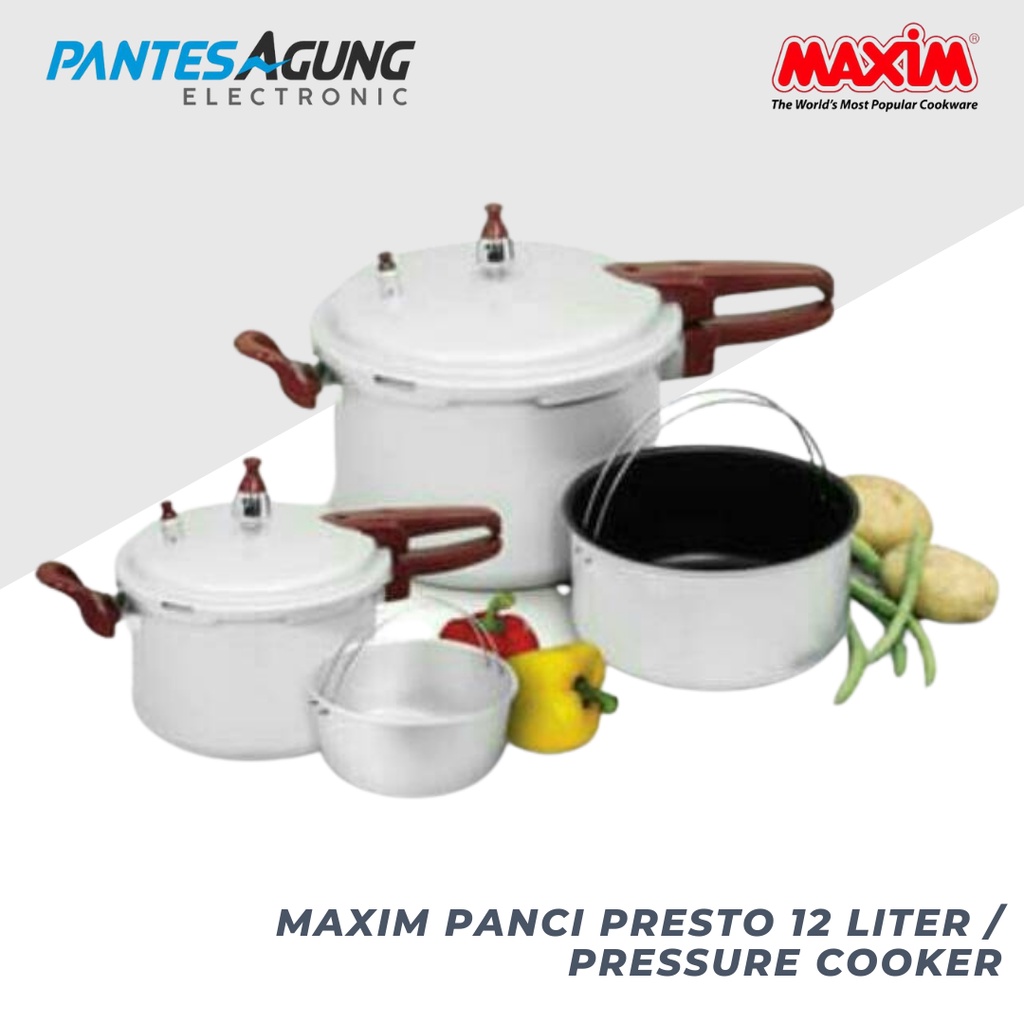 Maxim Panci Presto 12 Liter / Pressure Cooker