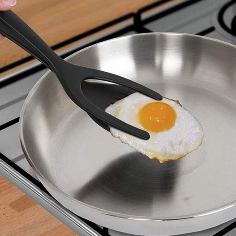 Spatula 2 in 1 Anti Lengket Untuk Memasak Telur Goreng / pizza / Bbq / pancake / Roti Panggang