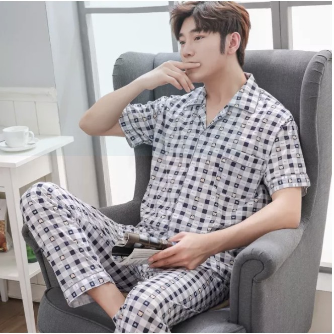 baju tidur pria piyama pria import lengan pendek celana baju tidur pria piyama pria import lengan pendek celana